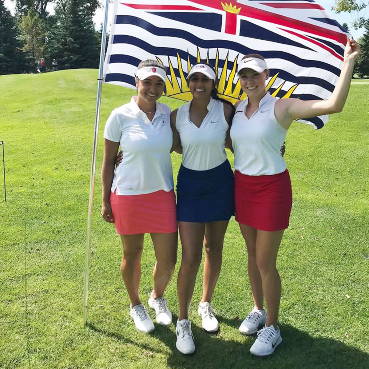 Jaya Rampuri and Friends at the golf course